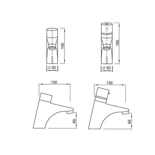AUM 16 Opto-Eketronische Waschtischbatterie Netzbetrieb / Batteriebetrieb AUM 16, AUM 16.B, Modell:Batteriebetrieb