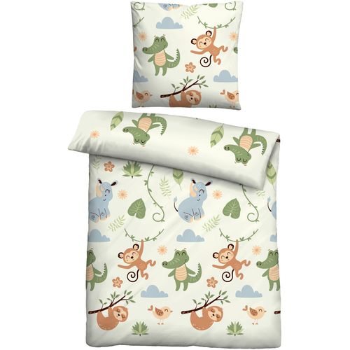 Jugendbettwäsche "0330248", perlmutt, B/L: 135cm x 200cm, 1 Stk., 1 Stk., Fleece, B/L: 80cm x 80cm, 2 Stk., Fleece, Obermaterial: 100% Polyester, CASTELL - MARKENBETTWÄSCHE, Bettwäsche, Polar-Fleece, absolut flauschig, weich + wohlig warm, pflegeleicht