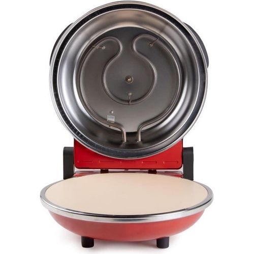 Elektrischer Pizzaofen 1200 W Ø 32 cm - Rot