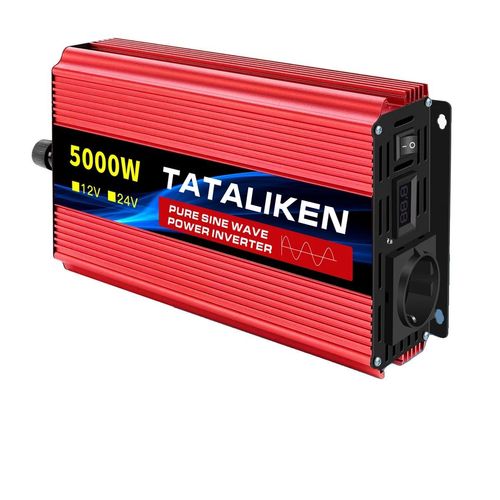 Reiner Sinuswellenwechselrichter, 220V Ausgang, mehrere Leistungsstufen, 12V 5000W 50HZ EU