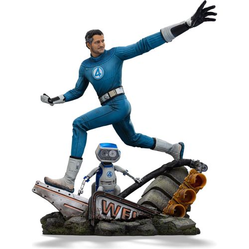 Fantastic Four Art Scale Statue 1/10 Mr. Fantastic and H.E.R.B.I.E 26 cm