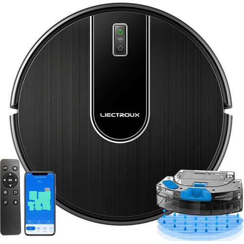 Robot-Staubsauger, Intelligente Kartierung, 6000Pa Saugkraft, WiFi-Steuerung, N7S-U