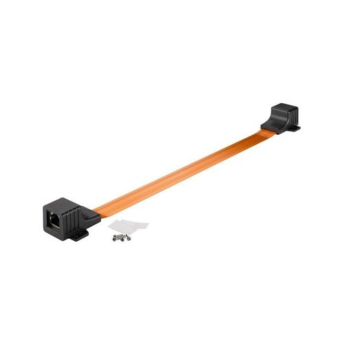 Pro Ultra-slim RJ45 LAN window feed-through 0.25 m
