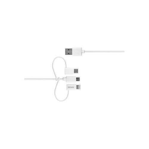 Deltaco Lightning cable - Lightning / USB 2.0 - 1 m