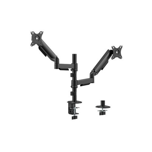 Gembird Adjustable desk 2-display mounting arm 32"