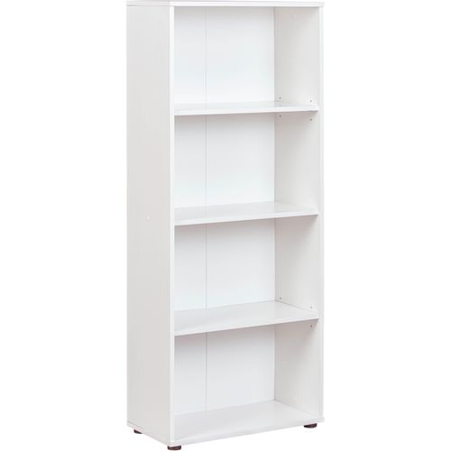Bücherregal INTER LINK, weiß, B:60cm H:145cm T:30cm, Holzwerkstoff, Regale, Bücherregal