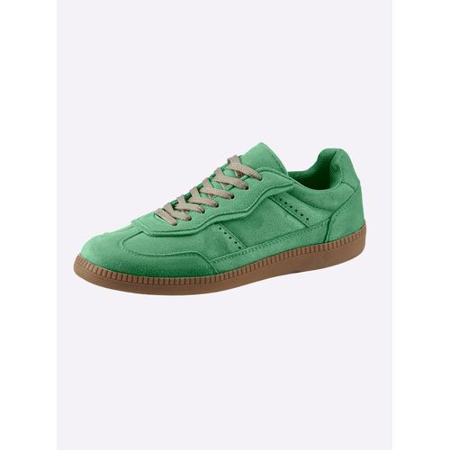 Sneaker HEINE, Damen, Gr. 39, grün, Synthetik, Schuhe