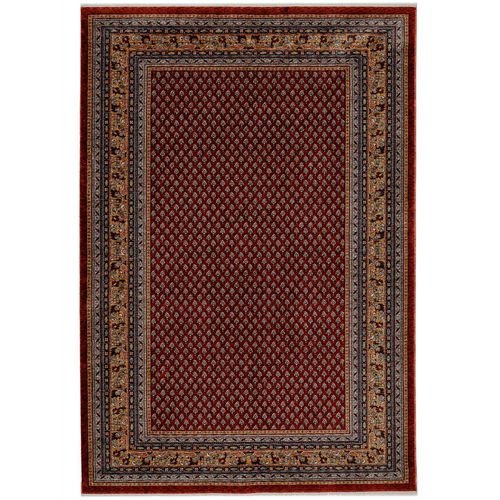 Teppich Gr. 3, rot, gemustert, B:80cm H:10mm L:150cm, Kunstfaser, Polyester, Teppiche, Teppich
