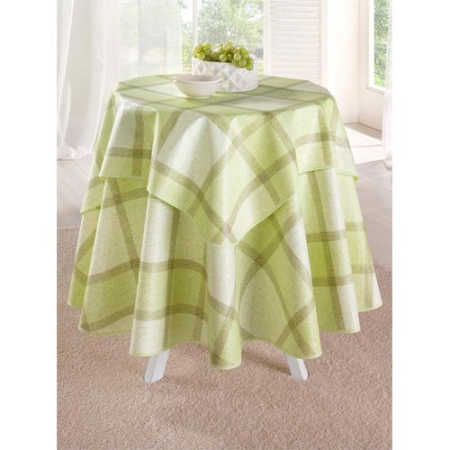 Tischdecke Gr. 4, grün, Ø:140cm, Tischdecken, Tischdecke Gartentischdecke