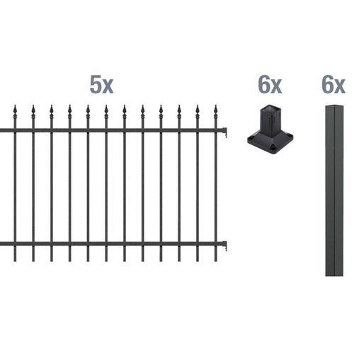 ALBERTS Zaun-Grundset Chaussee, zum Aufschrauben Image