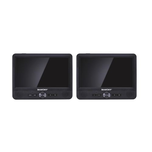 SILVERCREST® Tragbarer DVD-Player »SPDP 18 A1«, mit 2 Bildschirmen