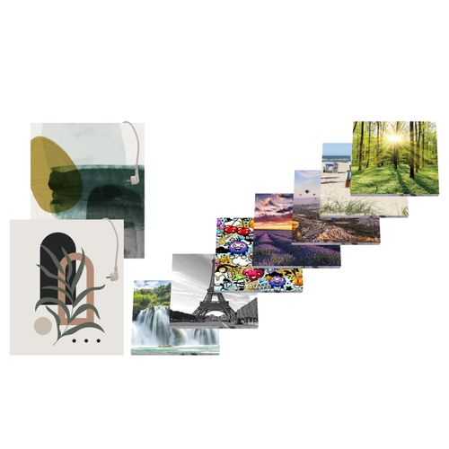 marmony® Infrarot-MOTIV-Heizkörper 500 W mit Thermostat MTC-40 Image