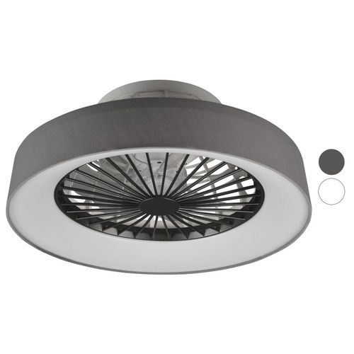 Reality Leuchten LED-Deckenleuchte mit Ventilator FARSUND