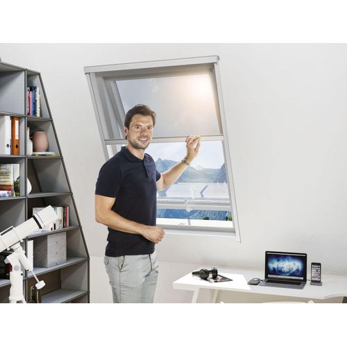 wip Insektenschutz-Rollo für Dachfenster, Komplettbausatz, B 130 x H 160 cm Image