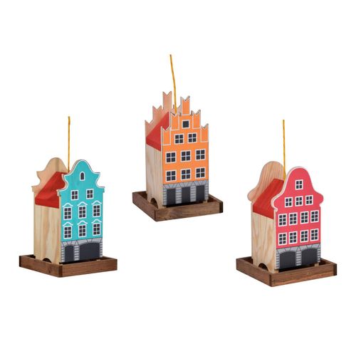 dobar Deko-Vogelhaus »Münster«, 19 x 19 x 30 cm, aus Holz Image