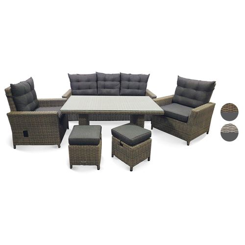 bellavista - Home & Garden® Alu-Luxus Dining-Set »Asti«, 6-teilig Image