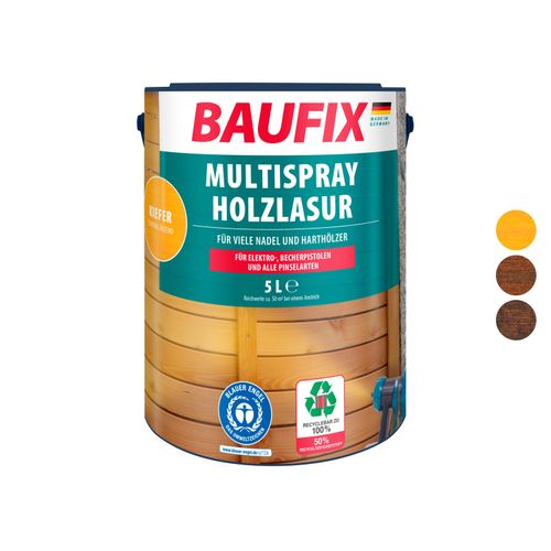 BAUFIX Multispray Holzlasur, 5 Liter