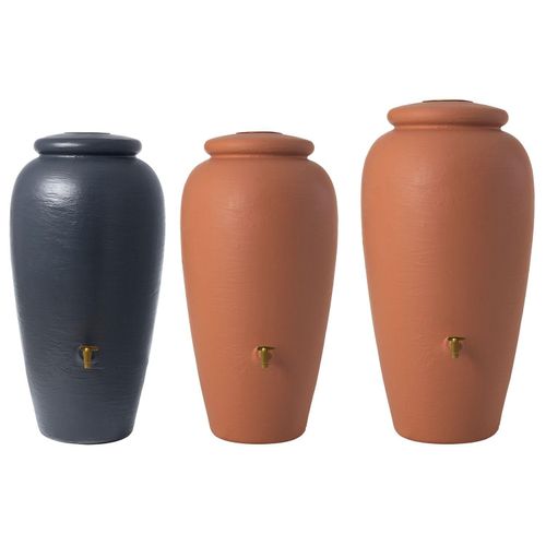 4rain Regentonne »Amphora«, mit 330 oder 500 Liter Volumen, inklusive Regensammler