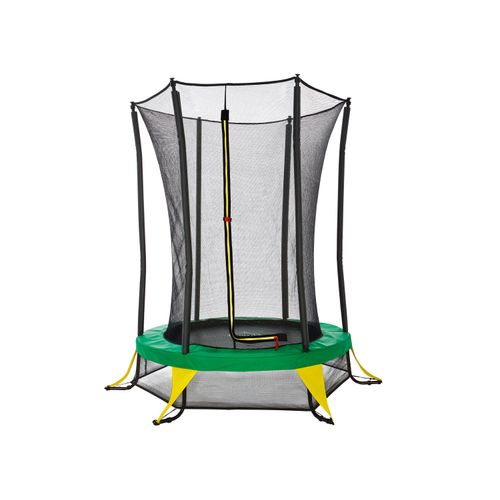 Playtive Kinder-Trampolin mit Sicherheitsnetz Image