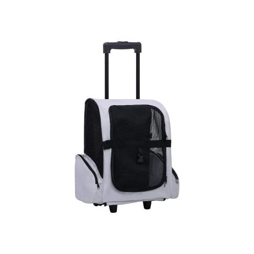 VidaXL Haustier Trolley grau