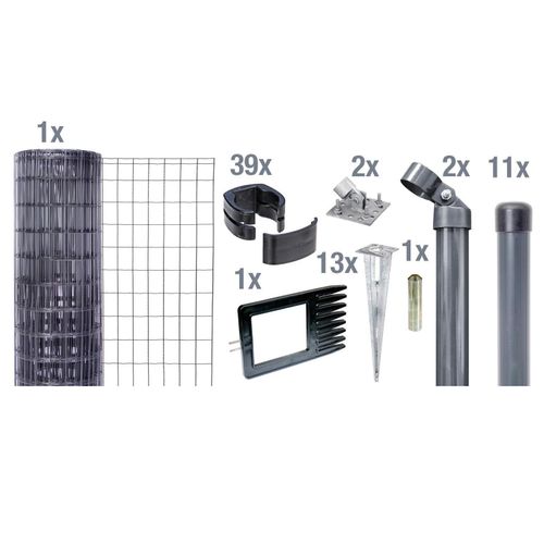 ALBERTS Zaun-Set Fix-Clip Pro®, mit Bodenhülse Image