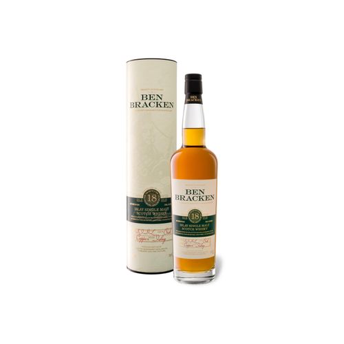 Ben Bracken Islay Single Malt Scotch Whisky 18 Jahre mit Geschenkbox 46% Vol Image