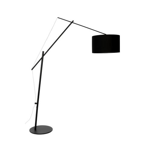 Bogenlampe Tokio Black | Minimalistisches Design in Schwarz