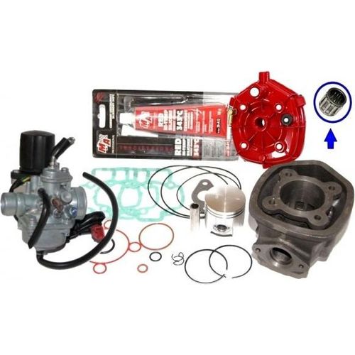 70 Racing Zylinder VERGASER Kopf Set für Aprilia SR 50 Racing Sport R ab04