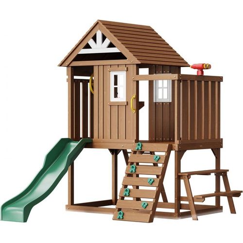 Spielhaus für Kinder - Holzspielhaus Garten - 232x310x269 cm - Ideal für den Garten