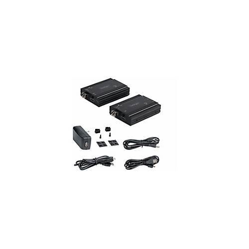StarTech.com 4K HDMI LWL Extender - HDMI Video & USB Remote KVM Switch/Console Extender - bis zu 300m (MultiMode)