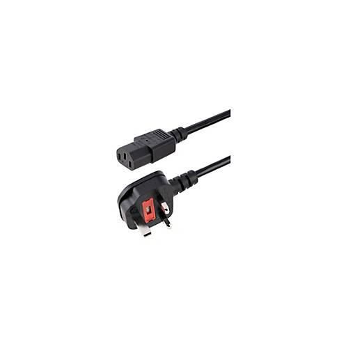 StarTech.com 1 m UK PC Stromkabel, BS 1363 zu C13, 18AWG, Kaltgerätekabel - Stromkabel - BS 1363 (S)