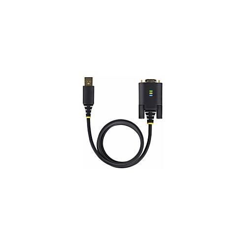 StarTech.com 1m USB auf Seriell Adapter, COM-Retention, FTDI, USB auf DB9 - Kabel USB / seriell - USB (M)