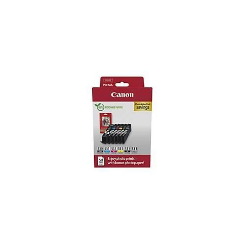 Canon PGI-530/CLI-531 PGBK/C/M/Y/BK/GY Photo Value Pack