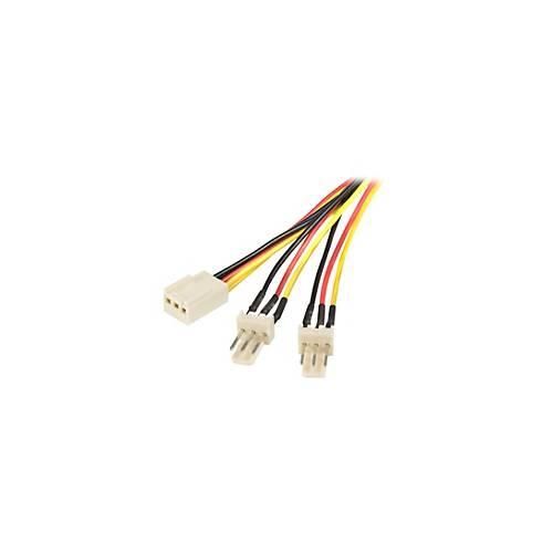 StarTech.com 30cm TX3 Lüfter Splitter Kabel - 3 pin Lüfter Stromkabel - Netzsplitter für Lüfter - 3 PIN Internal Power (W)