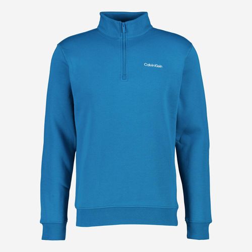 Blauer Pullover mit Fleecefutter