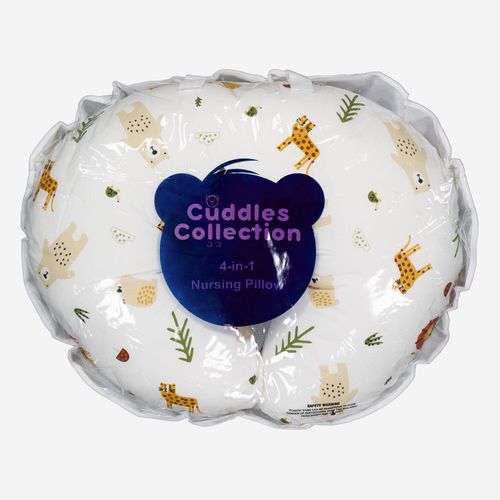 Weißes 4-in-1-Stillkissen 50x40cm