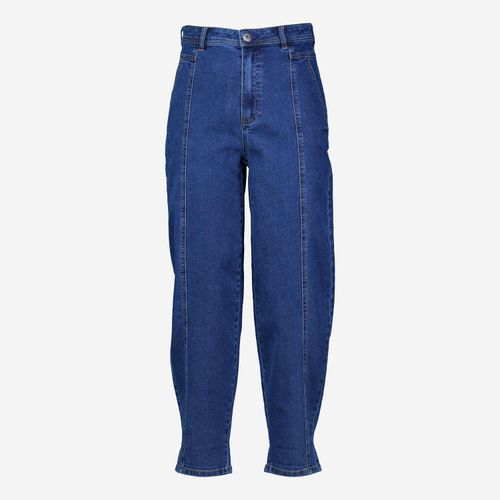 Blaue Balloon Fit Jeans