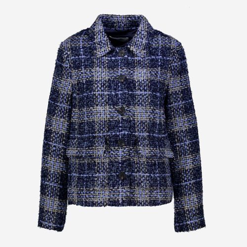 Mehrfarbiger Blazer mit Karomuster