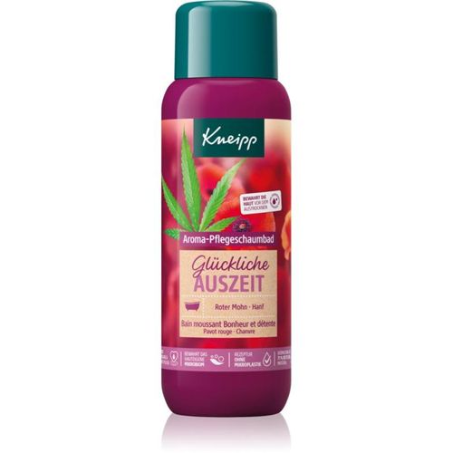 Kneipp Glückliche Auszeit Badschuim Red Poppy & Cannabis 400 ml