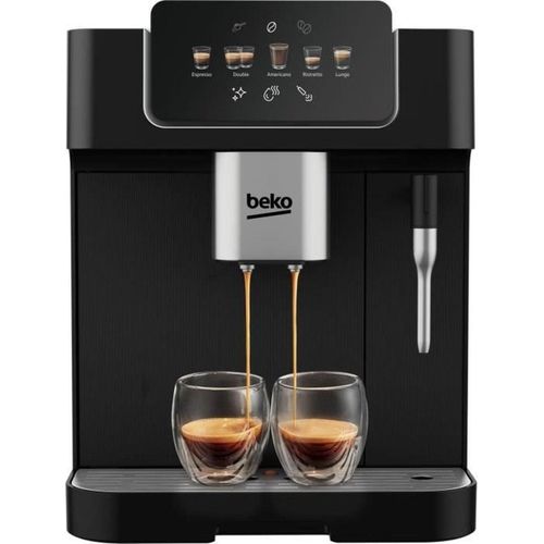 Kaffeemaschine mit Mahlwerk, 1350 W – 19 bar – Schwarz