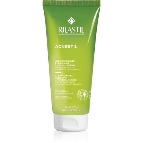 Rilastil Acnestil gel nettoyant pour éliminer le sébum pour peaux grasses sujettes à l'acné 200 ml Image