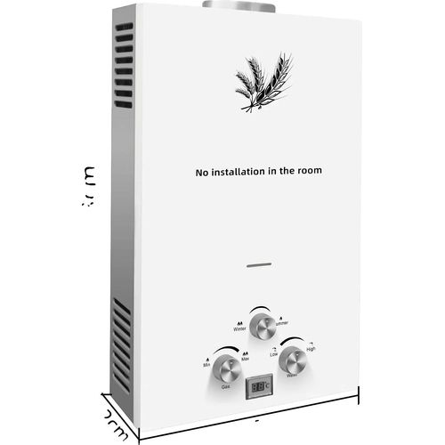 VEVOR LPG-Wasserheizer, Sofort heißes Wasser, LED-Display, 18L