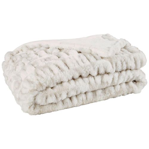 Novel Felldecke Bengal , Silber , Textil , Uni , 150x200 cm , Wohntextilien, Decken, Felldecken