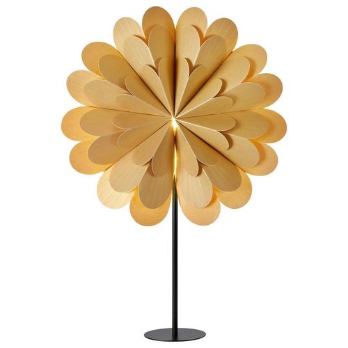 Markslöjd Dekostern Maravilla , Gold , Papier , Weihnachten , Blume , 45x45x19 cm , zum Stellen , Dekoration, Weihnachtsdekoration, Winterdeko