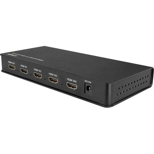 LINDY HDMI-Switch 4 Port Multi-View 1080p Quadview PiP