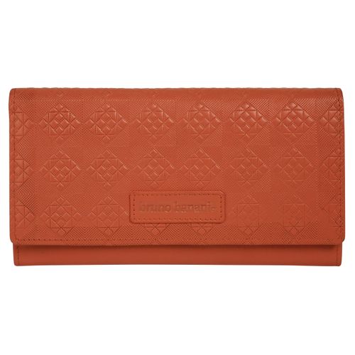 Geldbörse BRUNO BANANI, Damen, orange (papaya), Leder, Kleinlederwaren, echt Leder