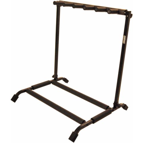 Gitarrenständer CLIFTON "5 facher Gitarrenständer", schwarz, Musikinstrumentenständer, KinderB:61cm H:69cm T:54cm, Eisen, B:61cm H:69cm T:54cm