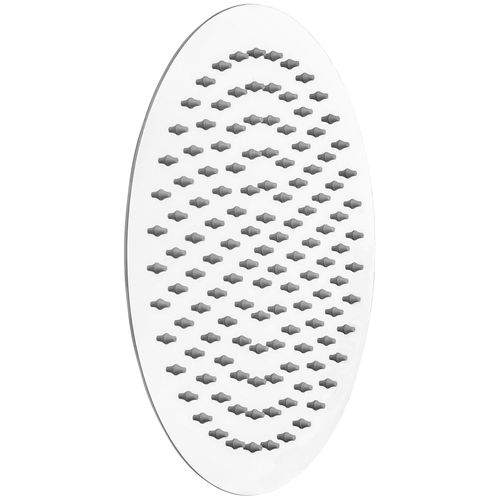 Regenduschkopf SCHÜTTE "JAVA", grau (chromfarben), B:25cm H:5,6cm, Duschköpfe, Duschkopf, ultraflache Regendusche Ø 25 cm, Duschkopf in Edelstahl