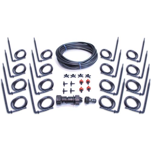 Bewässerungssystem PALRAM - CANOPIA, schwarz, Kunststoff, Bewässerungs-Sets, Tropf-Bewässerungssystem aus Polypropylen für Gewächshäuser