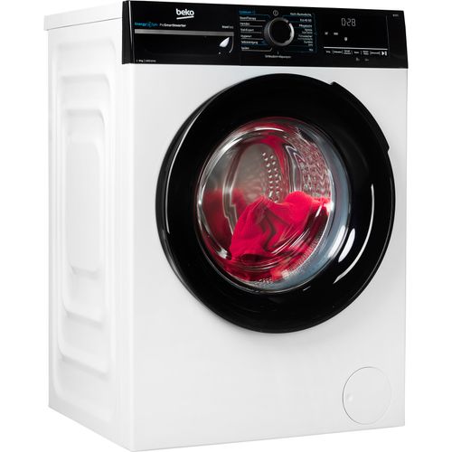 BEKO Waschmaschine "BM3WFU4841W", Energieeffizienz: A (A-G), weiß, B:60cm H:84,5cm T:54,6cm, Waschmaschinen, Waschen mit EnergySpin: Bis zu 35 % Energie sparen – nicht nur in Eco